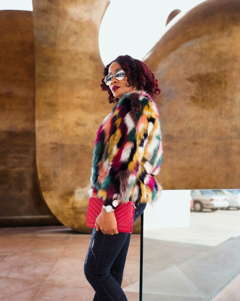 Color My Coat: How to Wear Colorful Fur